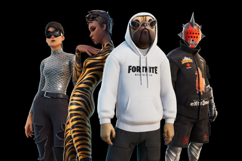 balenciaga, fortnite und das metaverse