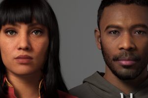 Metahuman Metaverse Avatare oder Menschen, sehr reale Gesichtszüge