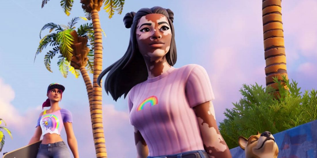 Metaverse Fortnite Creative 2.0 Szene einer eigenen erstellten Welt